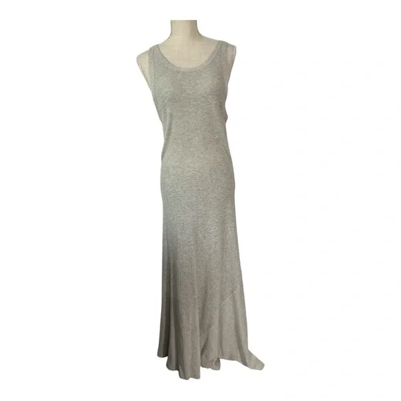 Polo Ralph Lauren | Dresses | Polo By Ralph Lauren Light Spt Heather Jersey  Maxi Dress Full Bottom Nwt Sz Xl | Poshmark